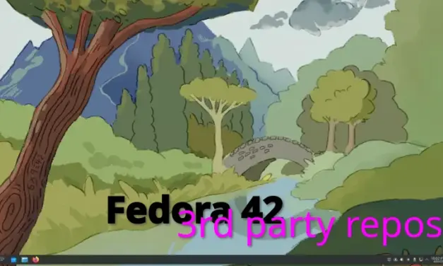 How to enable third party repos in Fedora 42